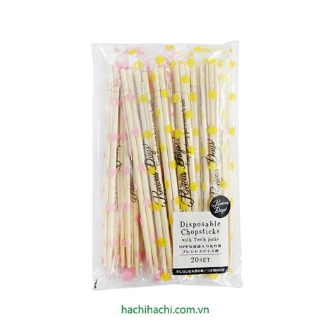 Đũa dùng 1 lần 20 đôi Kèm tăm xỉa răng