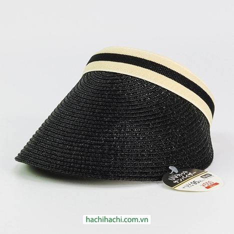 Nón hở đầu chống tia UV >95% (Đen)