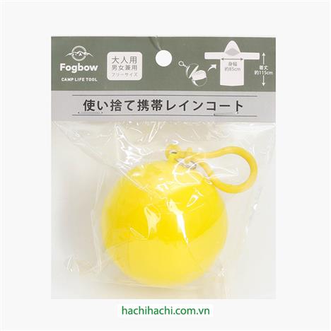 Áo mưa du lịch kèm bóng đựng siêu gọn 115cm 