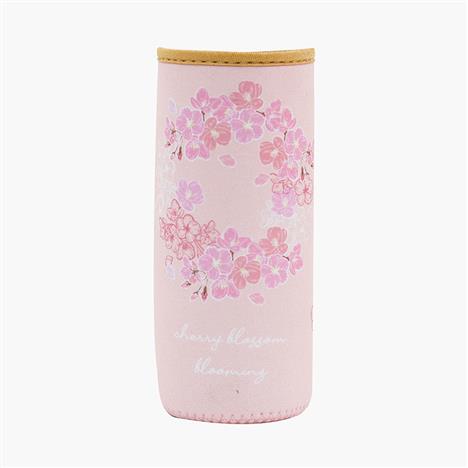 Túi đựng bình nước giữ nhiệt 600ml họa tiết hoa anh đào Sakura (Nhiều mẫu)-Giao mẫu ngẫu nhiên