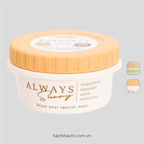 Hộp nhựa đựng thực phẩm 330ml, dùng được lò vi sóng (Nhiều mẫu)-Giao mẫu ngẫu nhiên