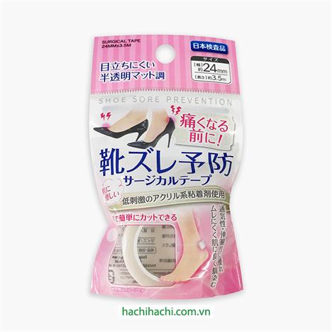 Băng dán gót chân, bàn chân chống đau, chống trượt 2.4cmx3.5m