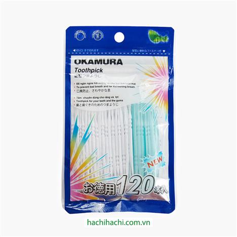 Tăm nhựa Okamura 120 cây