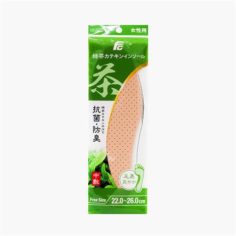 Miếng lót giày trà xanh kháng khuẩn khử mùi cho nữ Free size 22-26cm
