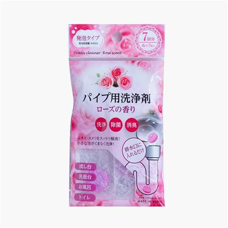 Viên sủi thông tắc chống khuẩn khử mùi cống, ống xả, bồn rửa, bồn cầu hương hoa hồng 4gx7 viên