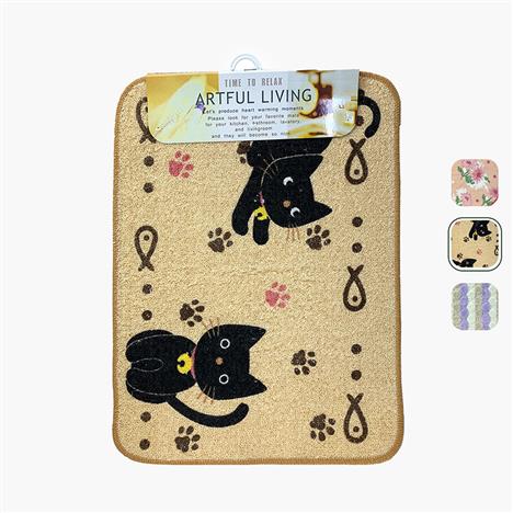 Thảm chùi chân chống trượt 60x45cm (Nhiều mẫu)-Giao mẫu ngẫu nhiên