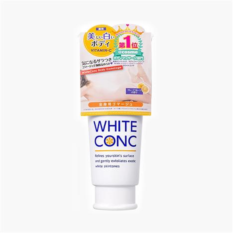 Kem tẩy tế bào chết toàn thân, tẩy tế bào chết body trắng da Nhật Bản White Conc 180g