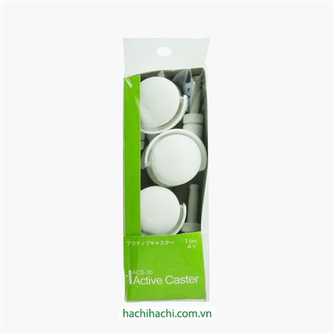 Bánh xe nhựa gắn chân tủ Sanka 35x37x43mm
