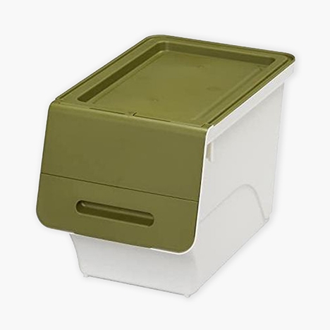 Hộp đựng nắp gập Sanka 28.5x46x31cm (S) - Xanh rêu