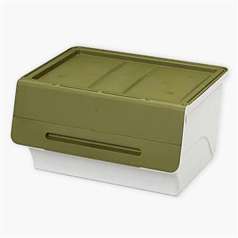 Hộp đựng nắp gập Sanka 57x46x31cm (L) - Xanh rêu