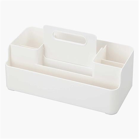 Khay đựng vật dụng, VVP, remote chia ngăn Sanka Nhật Bản 7 ngăn 23.5x15.7x10.6cm (Trắng)