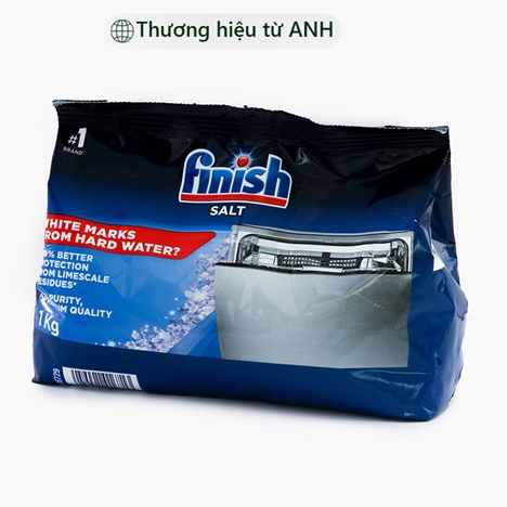 Muối chuyên dùng máy rửa chén bát Finish 1kg