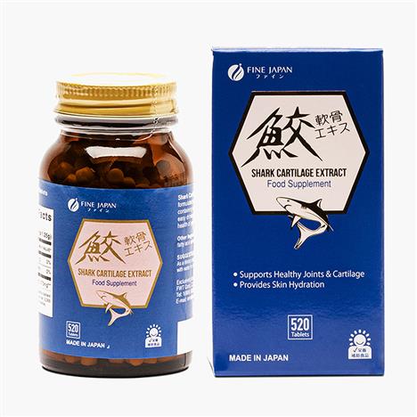 TPBVSK: Viên uống Shark Cartilage Extract Nhật Bản 520 viên,  bổ sung chiết xuất sụn cá mập, tăng sức khỏe sụn khớp