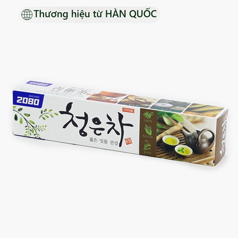 Kem đánh răng tinh chất trà Hàn Quốc Dental Clinic 2080 Cheong Eun Cha Toothpaste 160g