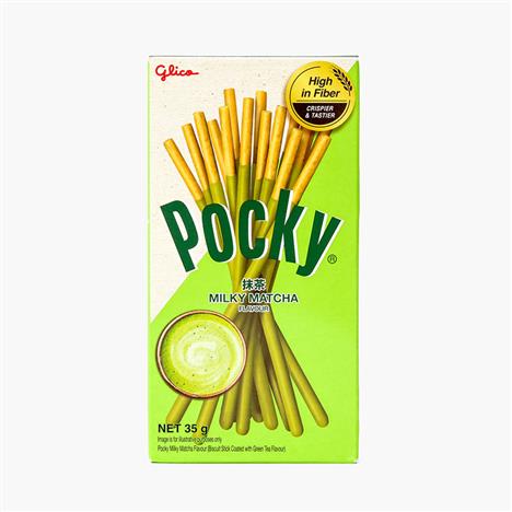 Bánh Pocky kem trà xanh vị sữa 35g