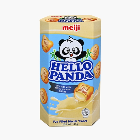 Bánh Hello Panda nhân kem sữa Meiji 40g