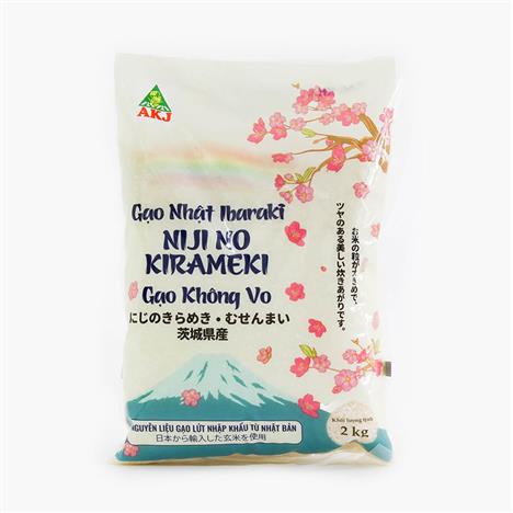 Gạo Nhật Ibaraki Niji No Kirameki Gạo không vo 2kg