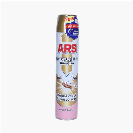 Bình xịt ruồi muỗi kiến gián ARS GOLD Sakura 600ml Hương Sakura, tác dụng kéo dài trong 4 tuần với gián