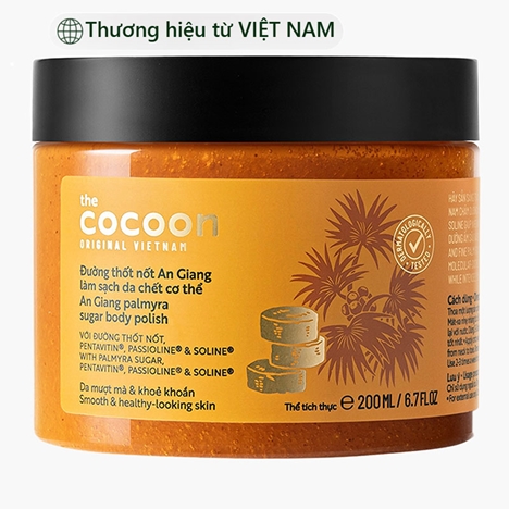 Đường thốt nốt An Giang làm sạch da chết cơ thể Cocoon 200ml