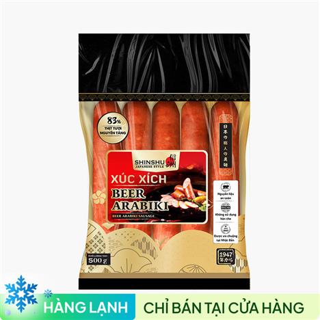 Xúc xích Beer Arabiki Shinshu 500g