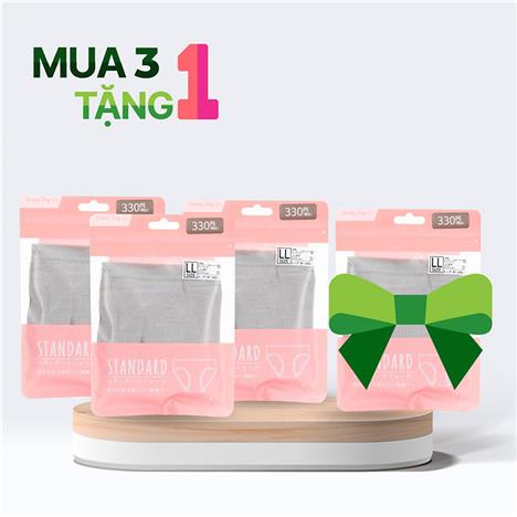 Combo siêu hời mua 3 tặng 1 Quần lót nữ cao cấp siêu mềm mại màu trơn LL (Nhiều mẫu)