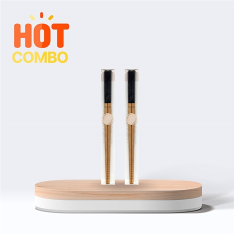 Combo siêu tiết kiệm 2 đôi Đũa tre Nhật Bản 22.5cm 