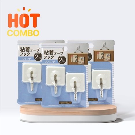 Combo siêu tiết kiệm 3 Móc dán 2 cái