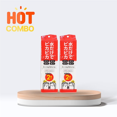 Combo siêu tiết kiệm 2 Mút chùi kỳ diệu, mút melamine Nhật Bản Kokubo (2 cái)