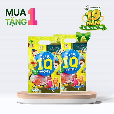 Combo siêu hời mua 1 tặng 1 TPBS: Kẹo mút IQ Unimat Riken (8 cây)