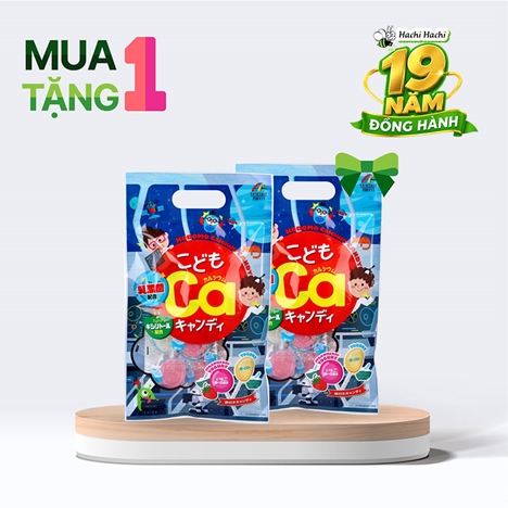 Combo siêu hời mua 1 tặng 1 TPBS: Kẹo mút Canxi Unimat Riken (8 cây)