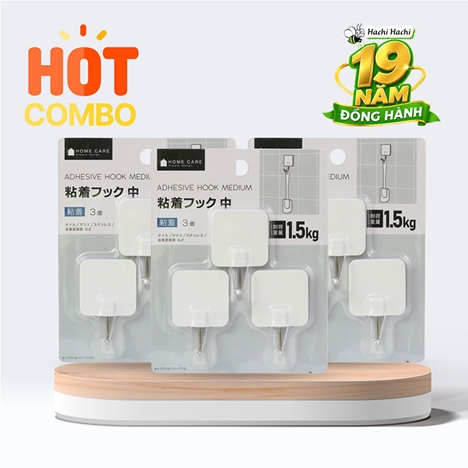 Combo siêu tiết kiệm 3 Móc dán 3 cái