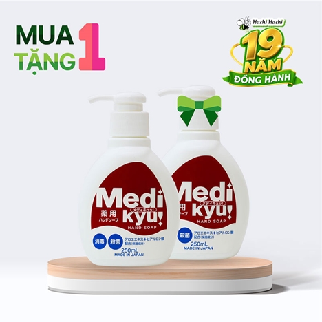 Combo siêu hời mua 1 tặng 1 Xà phòng rửa tay  Animo Medikyu 250ml