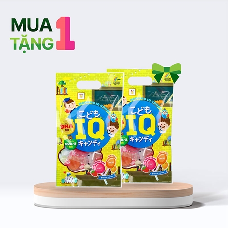 Combo siêu hời mua 1 tặng 1 TPBS: Kẹo mút IQ Unimat Riken (8 cây)
