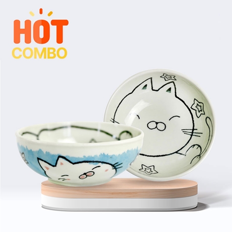 Combo siêu tiết kiêm 2 Tô sứ Nhật Bản 13.2cm
