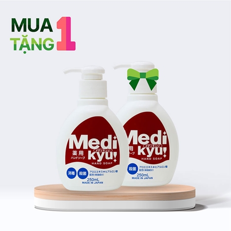 Combo siêu hời mua 1 tặng 1 Xà phòng rửa tay  Animo Medikyu 250ml