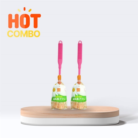 Combo siêu tiết kiệm 2 Cây chùi rửa bình, ly tách 29.5cm chống khuẩn