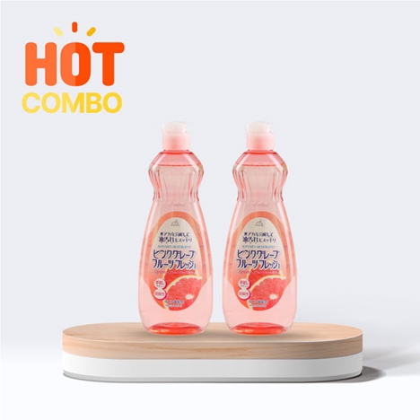 Combo siêu tiết kiệm mua 2 Chai Nước rửa chén hương bưởi Rocket 600g