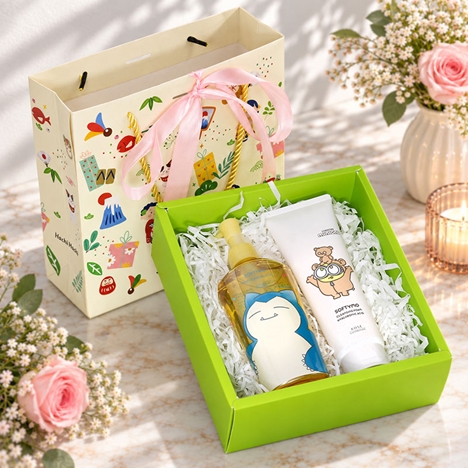 Giftset 20/10: Sữa rửa mặt tẩy trang tạo bọt dưỡng ẩm Acid hyaluronic Softymo 190g và Dầu tẩy trang làm sạch sâu Softymo 240ml