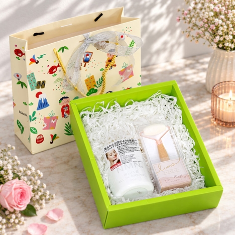 Giftset 20/10: Gel cấp ẩm và dưỡng trắng da tế bào gốc NMN White All In One Gel 245g và Cây lăn massage đá tự nhiên 