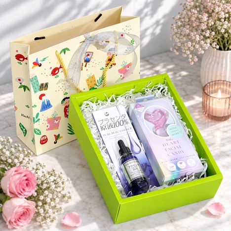 Giftset 20/10: Tinh chất Placenta tinh khiết Japan Gals 25ml và Cây massage mặt nóng lạnh Cogit Beauly